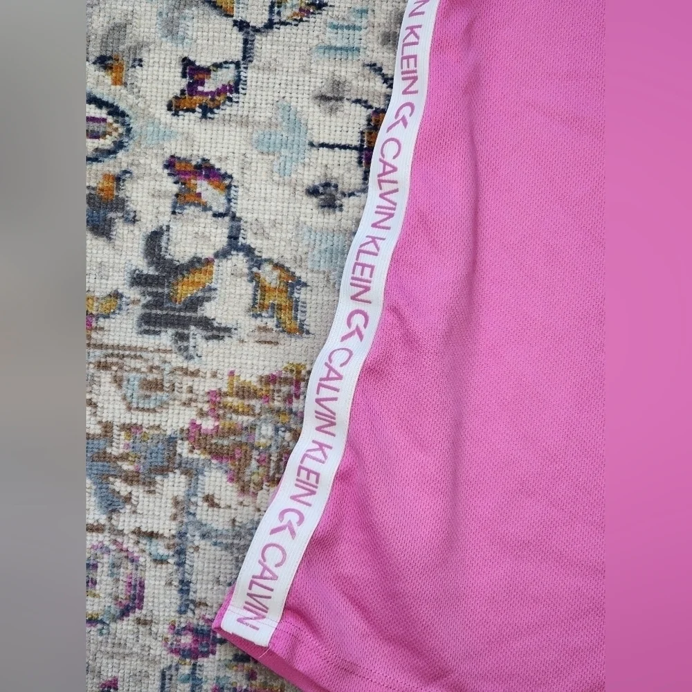 Calvin Klein Girl's Pink Midi Shirt Dress, sz SM (7)